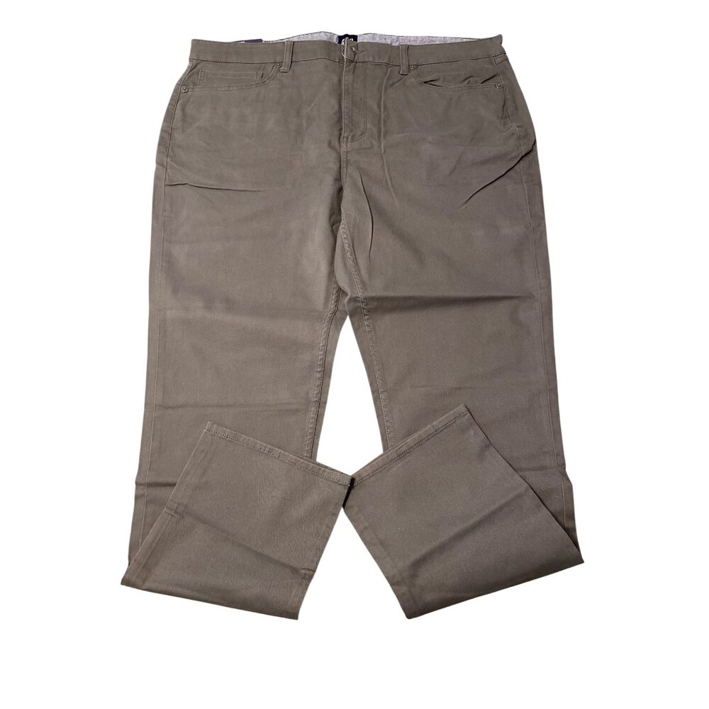 Gap Mens 5-Pocket Slim Fit Stretch Twill Pants 40x32 Classic Style Gray - Picture 3 of 4